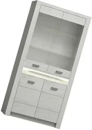 regal-witryna-na-ksiazki-porcelane-salon-led
