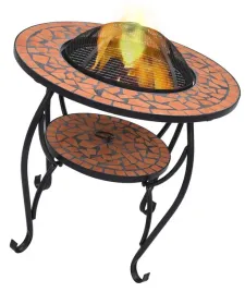 okragle-palenisko-ogrodowe-z-mozaika-grill-ognisko