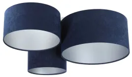 lampa-sufitowa-granatowa-potrojna-plafoniada-welur