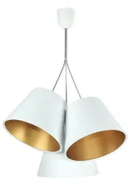 biala-lampa-wiszaca-potrojna-regulowana-welurowa