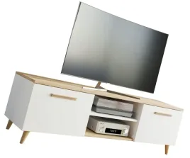 szafka-rtv-biala-skandynawska-150-nowoczesna-dab