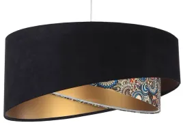 lampa-wiszaca-nad-stol-czarna-z-kolorowym-wzorem