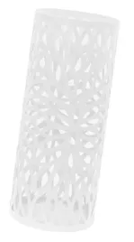bialy-parasolnik-stojak-na-parasole-kosz-metalowy