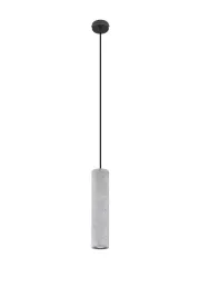 lampa-wiszaca-led-tuba-pojedyncza-betonowa-loft