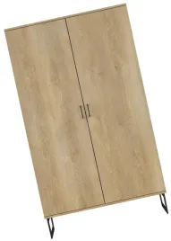 szafa-drewniana-debowa-10-polek-biuro-sypialnia