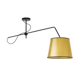 lampa-wiszaca-led-z-abazurem-ruchoma-lamana-zlota