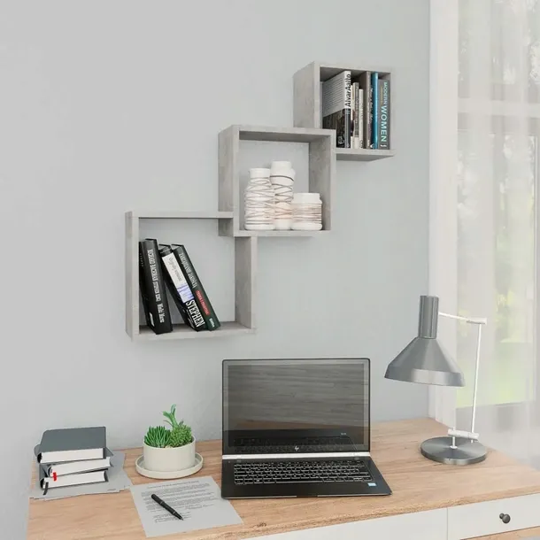 trzy-polki-scienne-typu-kostki-szarosc-betonu-material-plyta-mdf