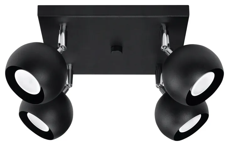 regulowany-plafon-led-4-reflektory-kule-czarny