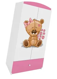 szafa-dla-dziewczynki-90-cm-biala-rozowa-szuflada