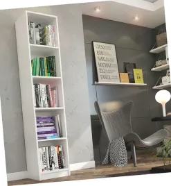 regal-na-ksiazki-slupek-do-biblioteki-salonu-bialy