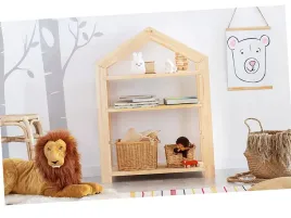 regal-dzieciecy-drewniany-domek-z-polkami