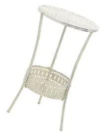 romantyczny-vintage-azurowy-stol-okragly-bialy