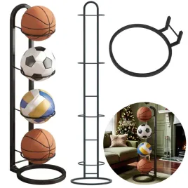 stojak-na-4-pilki-organizer-wieszak-regal-uchwyt-na-pilke-metalowy-stojacy