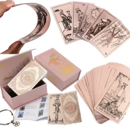 karty-tarota-wrozbiarskie-78-kart-12-cm-wodoodporne-folia-pvc-rozowe-zloto