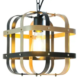 zwisowa-lampa-klatka-312471-na-lancuchu-czarna-zlota