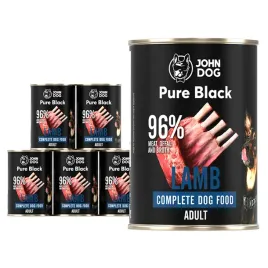mokra-karma-dla-psa-z-jagniecina-john-dog-pure-black-6x400g