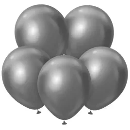 balony-beauty-and-charm-platynowe-grafitowe-godan-18-5-szt