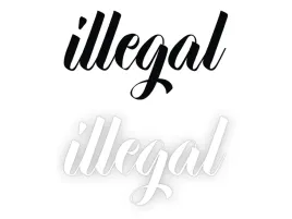 illegal-naklejka-na-samochod-na-auto-kolor