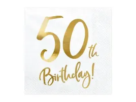 serwetki-50th-birthday-biale-z-zlotym-napisem-33-cm-x-33-cm-20-szt