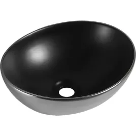 mexen-elza-umywalka-nablatowa-40-x-33-cm-czarna-mat-srebrna