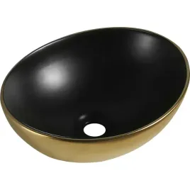 mexen-elza-umywalka-nablatowa-40-x-33-cm-czarna-mat-zlota