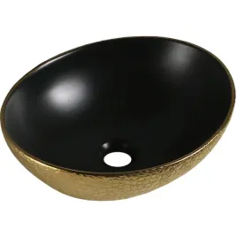 mexen-elza-umywalka-nablatowa-40-x-33-cm-czarna-mat-zlota-wzor-luski