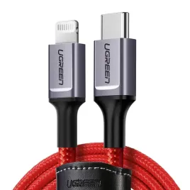 kabel-ugreen-usb-c-lightning-1m-czerwony
