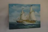 obraz-na-plotnie-statek-morze-30x40