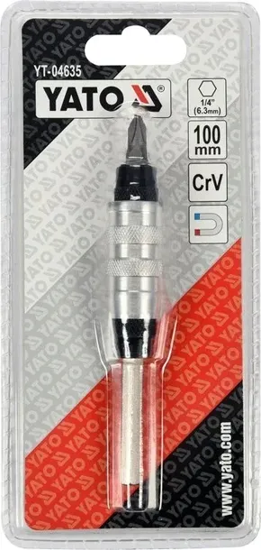 adapter-do-bitow-1-4-katowy-yato-100mm-hex-numer-katalogowy-producenta-yt-04635