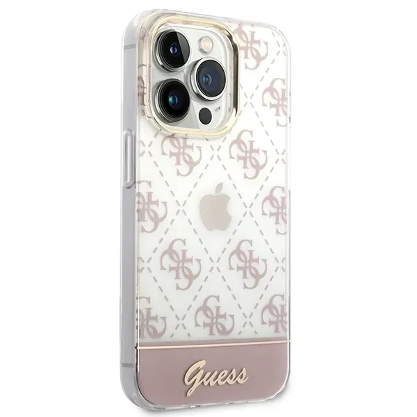 guess-iphone-14-pro-61-rozowy-pink-hardcase-4g-pattern-script-stan-nowy-waga-z-opakowaniem-0-3-kg