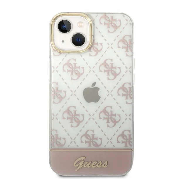 guess-iphone-14-plus-67-rozowy-pink-hardcase-4g-pattern-script-waga-z-opakowaniem-0-3-kg-stan-nowy
