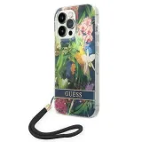 guess-iphone-14-pro-max-67-niebieski-blue-hardcase-flower-strap