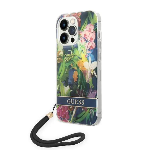 guess-iphone-14-pro-max-67-niebieski-blue-hardcase-flower-strap-waga-z-opakowaniem-0-3-kg