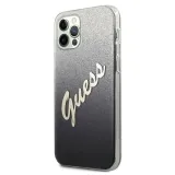guess-iphone-12-12-pro-61-czarny-black-hardcase-glitter-gradient-script-stan-nowy