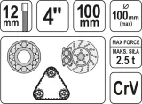 sciagacz-trojramienny-100-mm-yato-stan-nowy