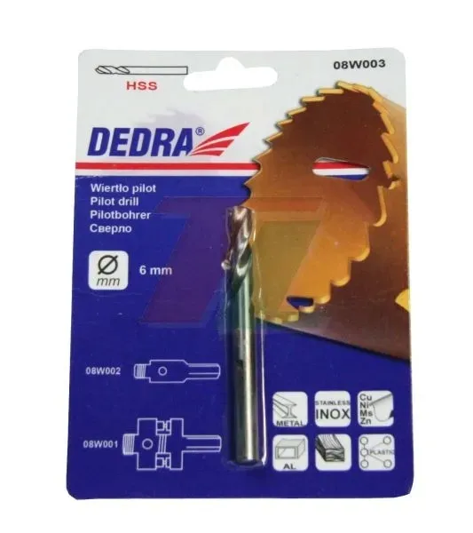 wiertlo-centrujace-pilot-6-mm-dedra-srednica-6-mm