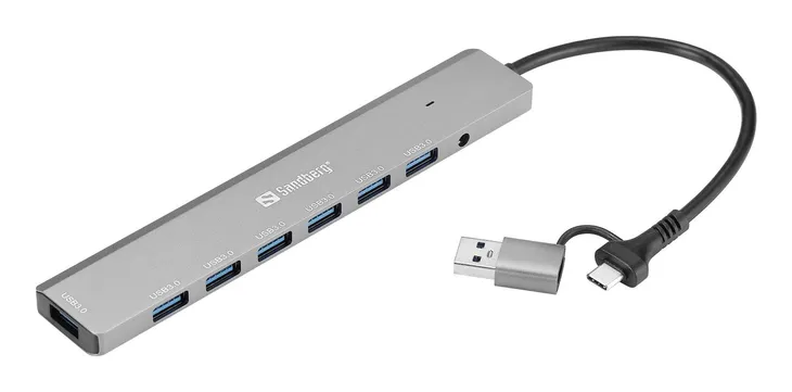 sandberg-usb-c-a-to-7-x-usb-3-0-hub