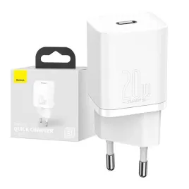Zdjęcie produktu Ładowarka sieciowa Baseus Super Si Quick Charger 1C 20W (biała)