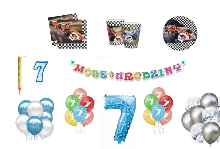 zestaw-formula-4-urodziny-balony-samochod
