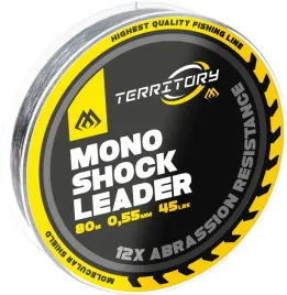mikado-przypon-strzalowy-territory-shock-leader-45lbs-0-55mm-80m-transparen