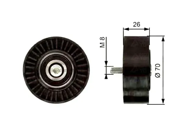 rolka-prowadzaca-pasek-bmw-1-e87-3-e90-3-e91
