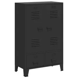 czarna-szafa-metalowa-67-x-35-x-107-cm-z-2-polkami-i-2-szufladami