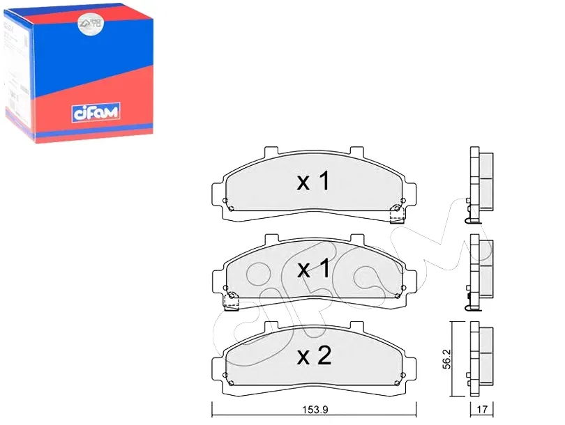 klocki-hamulcowe-ford-explorer-91-cifam-stan-nowy
