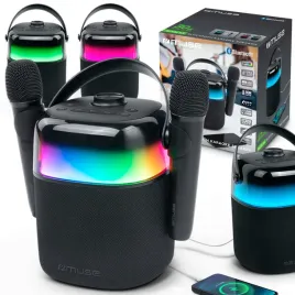 glosnik-bezprzewodowy-imprezowy-karaoke-muse-2-mikrofony-bluetooth-eq-led