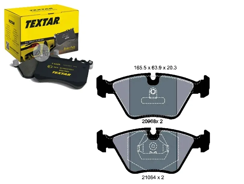 klocki-hamulcowe-bmw-przod-e32-e34-textar-stan-nowy