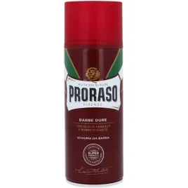 proraso-red-line-pianka-do-golenia-odzywcza-na-twardy-zarost-400-ml