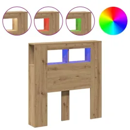 wezglowie-lozka-z-led-dab-artisan-100x185x1035-cm