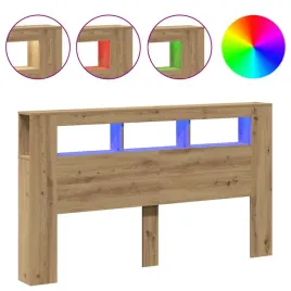 wezglowie-lozka-z-led-dab-artisan-180x185x1035-cm