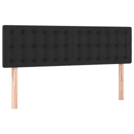 zaglowek-lozka-czarny-sztuczna-skora-144x78-88cm-2szt