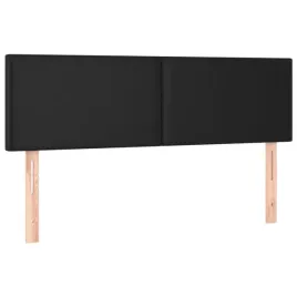 zaglowek-lozka-sztuczna-skora-czarny-144x78-88-cm-2-szt